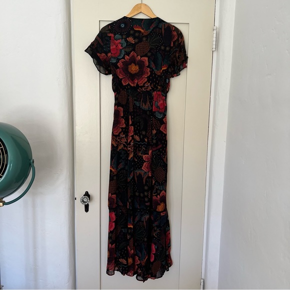 Farm Rio Black River Creatures Maxi Dress - Picture 6 of 13